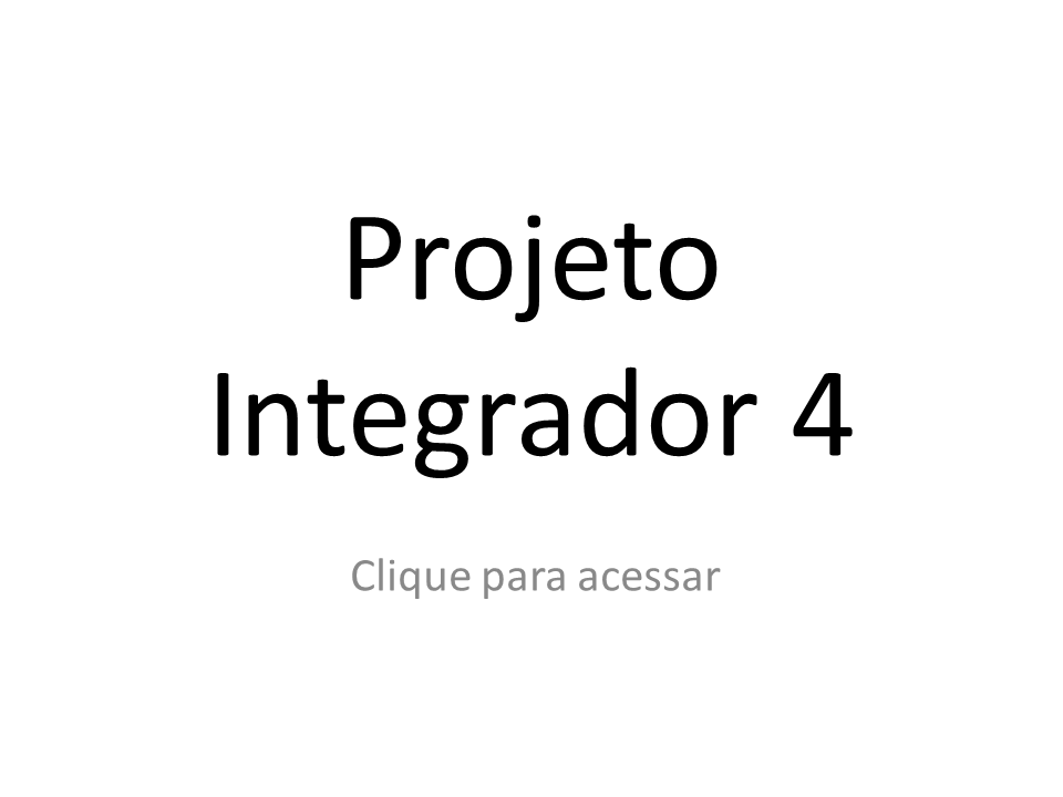 Projeto Integrador